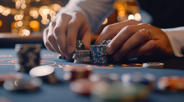 mastergaming138 live casino studio with multiple dealer tables